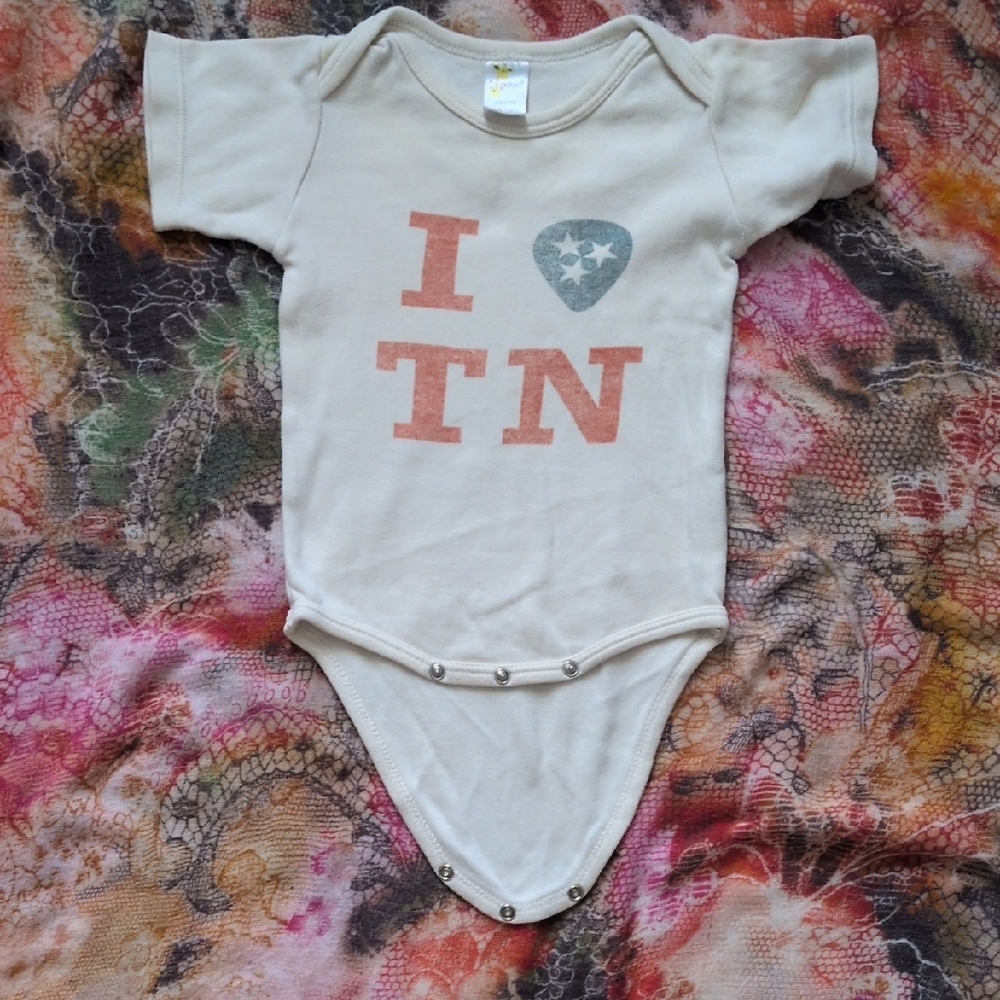 I Love TN Kids One Piece - Cream